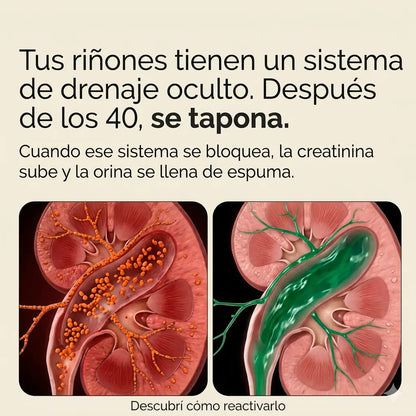 Tratamiento Riñones — Orina Espumosa y Creatinina Alta | Sculptique™